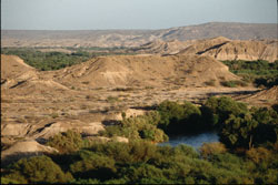 The modern Hadar landscape. Image courtesy of the Institute of Human Origins at Arizona State University.