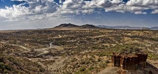 The Olduvai Gorge Lansdcape. Click for more detail. 
