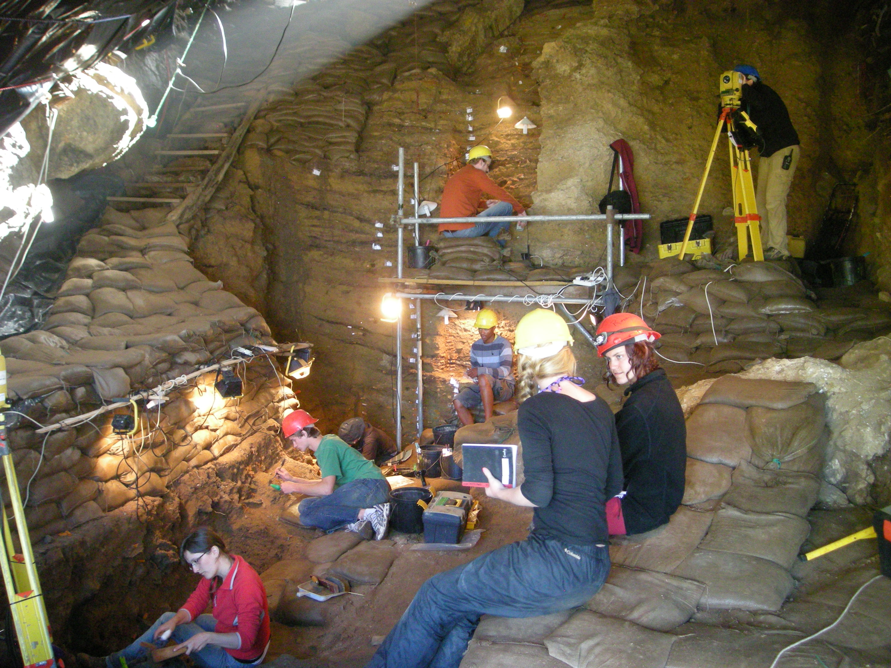 Inside the Mossel Bay caves