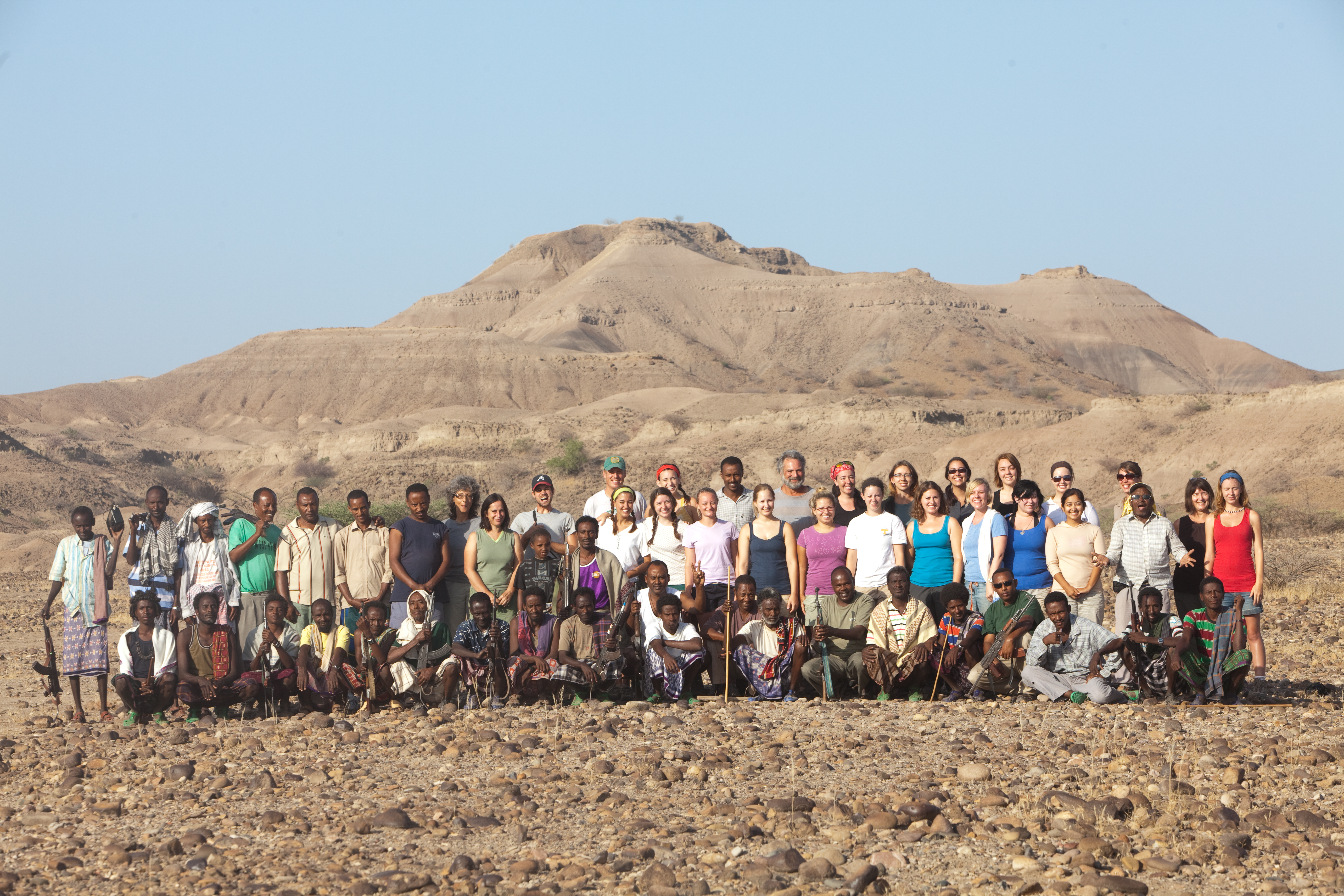 Field team, Hadar, Ethiopia, 2009