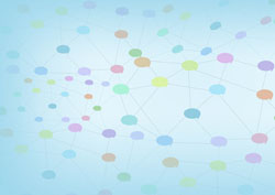 Si dibujas una red con todas las personas con las que interactúas, la red podría parecerse a esta imagen. Imagen de freeimages.com.
