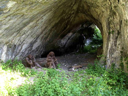 Caves provided shelter for many prehistoric peoples. 