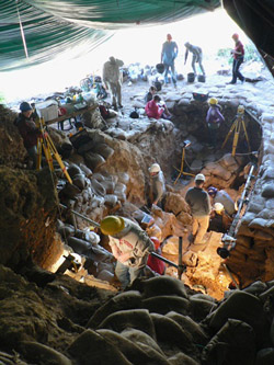 Excavations at Pinnacle Point.