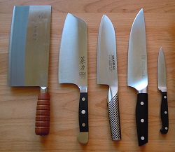 Different knife types