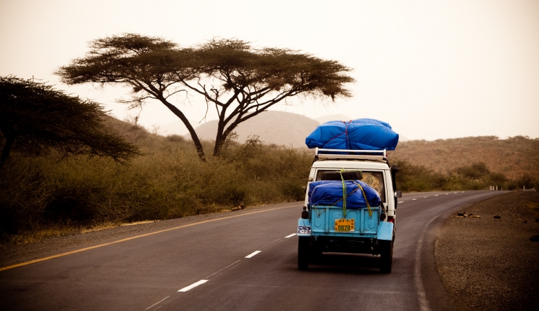 On the road, Ethiopia