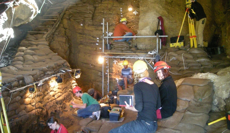 Inside the Mossel Bay caves