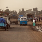 Heading out from Addis Ababa, Ethiopia