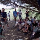 Outside classroom, Hadar, Ethiopia