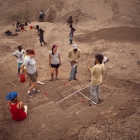 Setting up the dig site