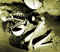 skeleton burial