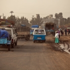 Heading out from Addis Ababa, Ethiopia